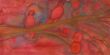 Bird on branch XXIX. Shellac and oil pastel on canvas